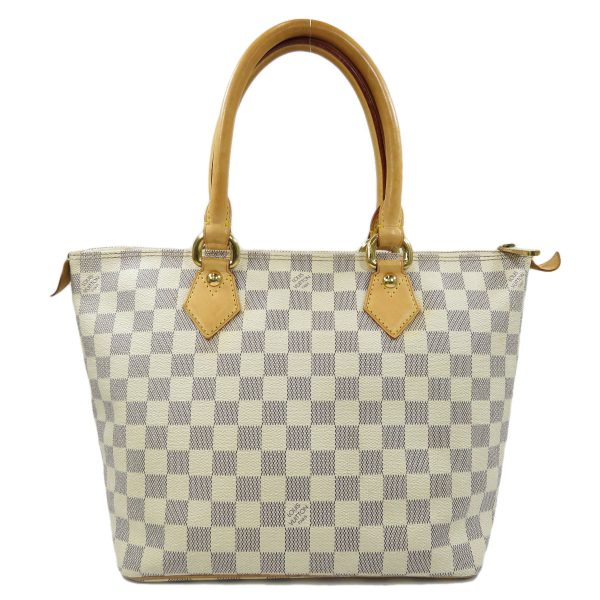 45714015 2 Louis Vuitton Saleya PM Damier Azur Handbag Canvas