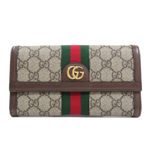 45714190 1 Gucci GG Marmont Offdia Long Wallet With Coin Purse PVC Ladies