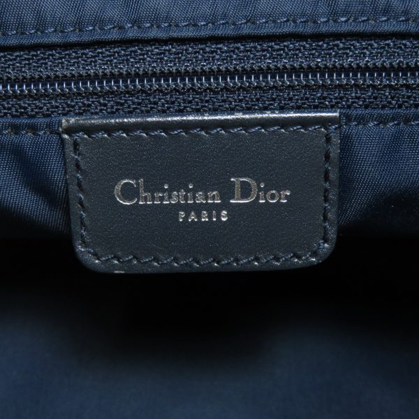 45714219 6 Christian Dior Trotter Shoulder Bag Canvas Navy