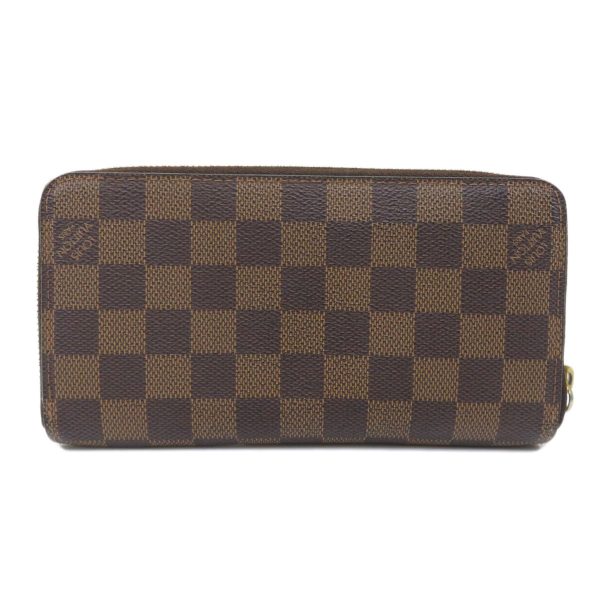 45714358 2 Louis Vuitton Zippy Damier Ebene Long Wallet Canvas