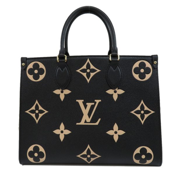 45714425 1 Louis Vuitton On The Go MM Amplant Bicolor Monogram Tote Bag