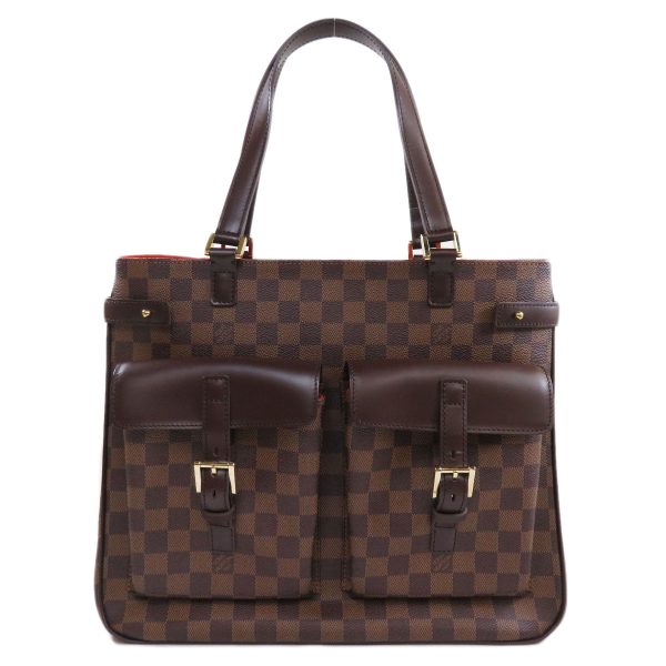 45714430 1 Louis Vuitton Uzes Damier Ebene Tote Bag Canvas