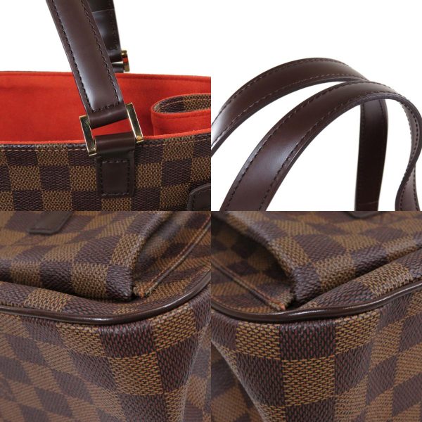 45714430 12 combine Louis Vuitton Uzes Damier Ebene Tote Bag Canvas