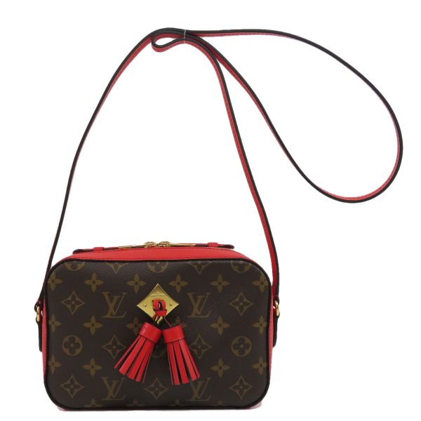 45714437 1 Louis Vuitton Saintonge Shoulder Bag Monogram Canvas Red