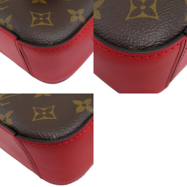 45714437 13 combine Louis Vuitton Saintonge Shoulder Bag Monogram Canvas Red