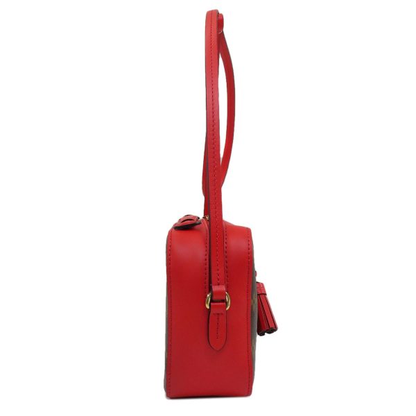 45714437 3 Louis Vuitton Saintonge Shoulder Bag Monogram Canvas Red