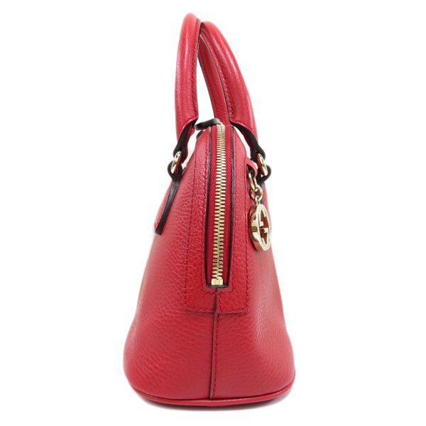 45714491 3 Gucci Outlet 2way Handbag Leather Ladies Red