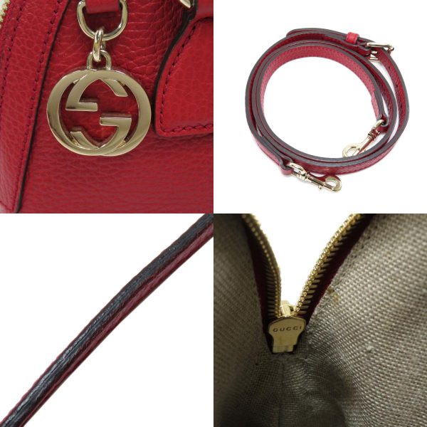 45714491 8 combine Gucci Outlet 2way Handbag Leather Ladies Red