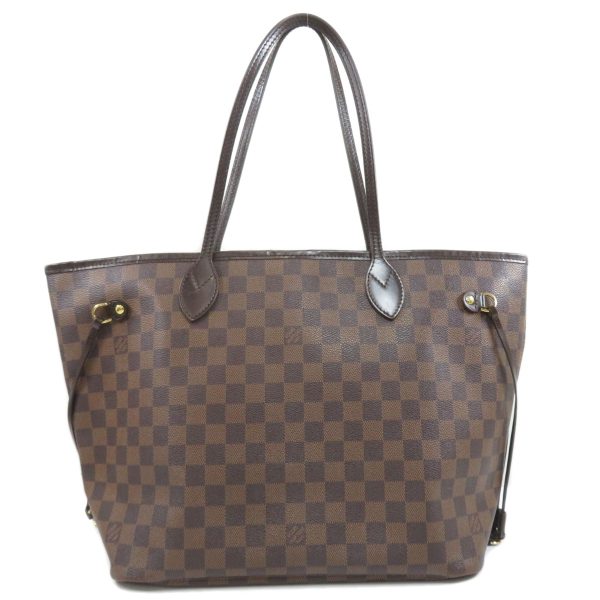 45714511 1 Louis Vuitton Neverfull MM Damier Ebene Tote Bag Canvas