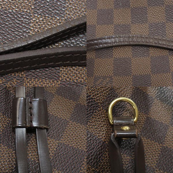 45714511 18 combine Louis Vuitton Neverfull MM Damier Ebene Tote Bag Canvas