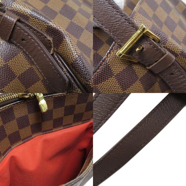 45714566 15 combine Louis Vuitton Belem MM Damier Ebene Handbag Canvas