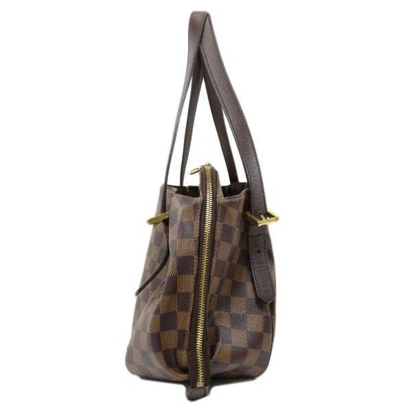 45714566 3 Louis Vuitton Belem MM Damier Ebene Handbag Canvas