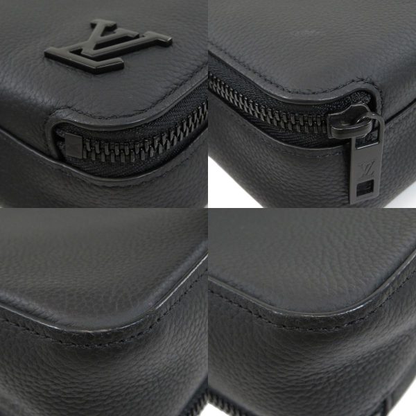 45715021 19 combine Louis Vuitton Alpha Wearable Wallet Shoulder Bag Leather Black