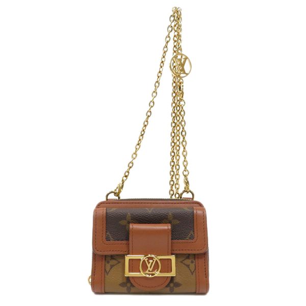 45805010 1 Louis Vuitton Mini Portefeuille Compact Dauphine Chain Monogram