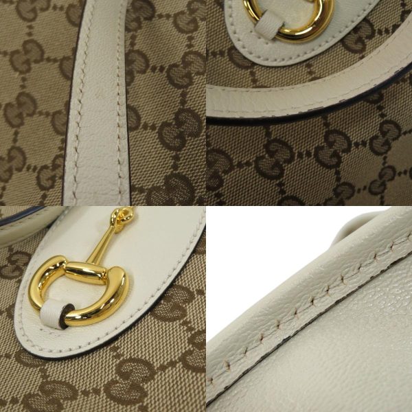 45814013 11 combine Gucci Horsebit GG Tote Bag Canvas Shoulder Bag