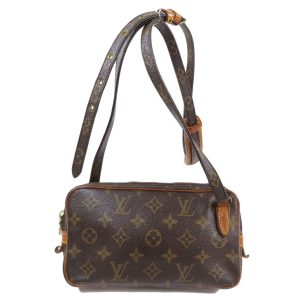 45817052 1 Louis Vuitton Trouville Handbag Monogram Brown Ladies