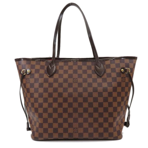 45818021 2 Louis Vuitton Neverfull MM Damier Ebene Tote Bag Canvas