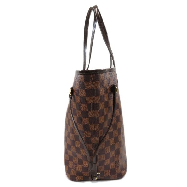 45818021 3 Louis Vuitton Neverfull MM Damier Ebene Tote Bag Canvas