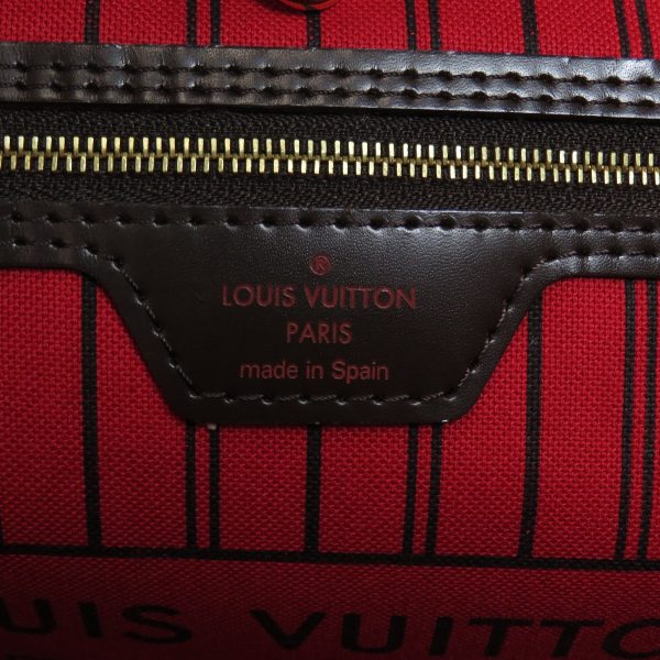 45818021 6 Louis Vuitton Neverfull MM Damier Ebene Tote Bag Canvas