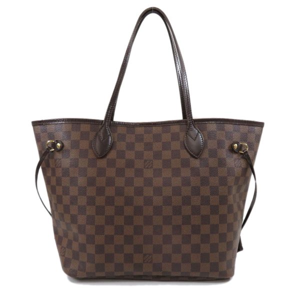 45820181 1 Louis Vuitton Neverfull MM Damier Ebene Tote Bag Canvas