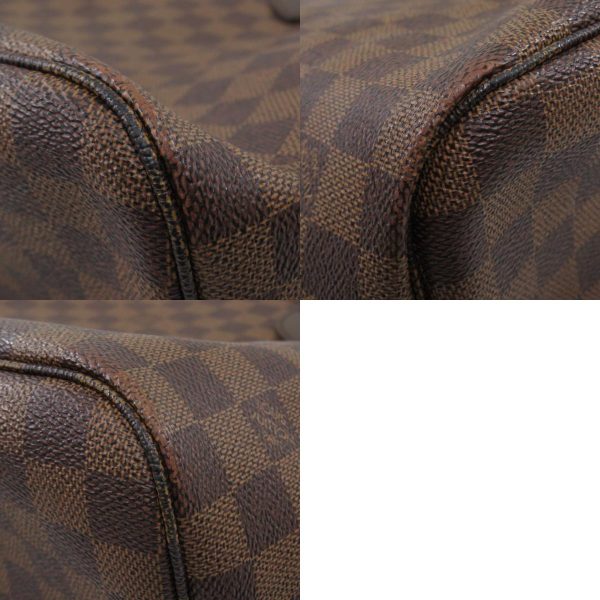 45820181 16 combine Louis Vuitton Neverfull MM Damier Ebene Tote Bag Canvas