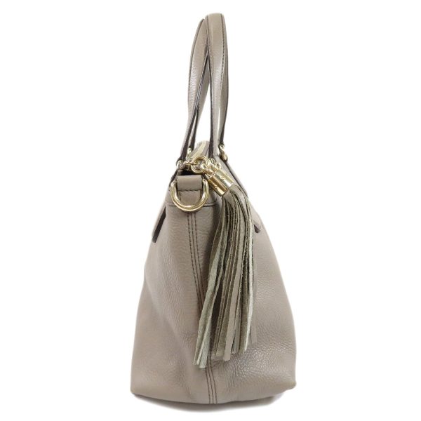 45914546 3 Gucci Soho Shoulder Bag Calf Leather Beige