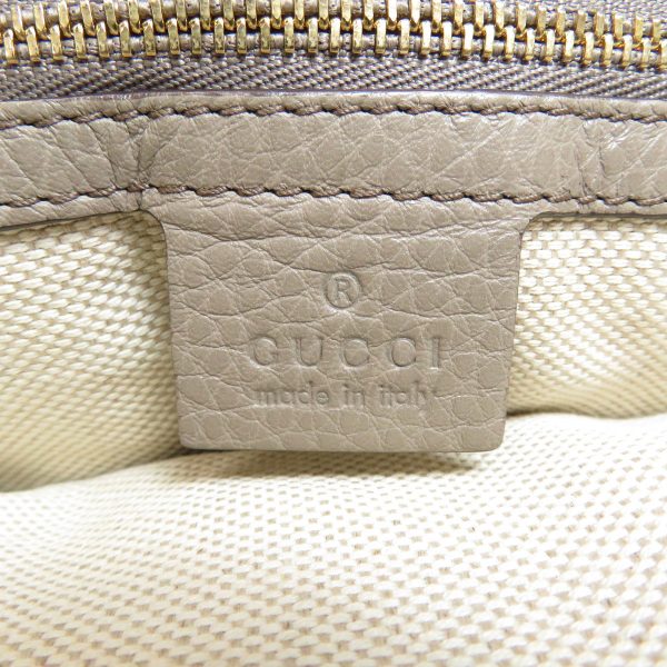 45914546 6 Gucci Soho Shoulder Bag Calf Leather Beige