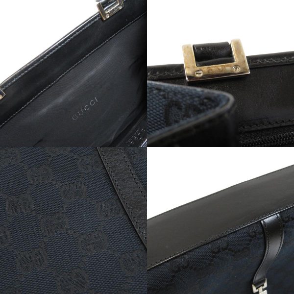 46107252 11 combine Gucci Jackie Bag GG Handbag Canvas Womens Black