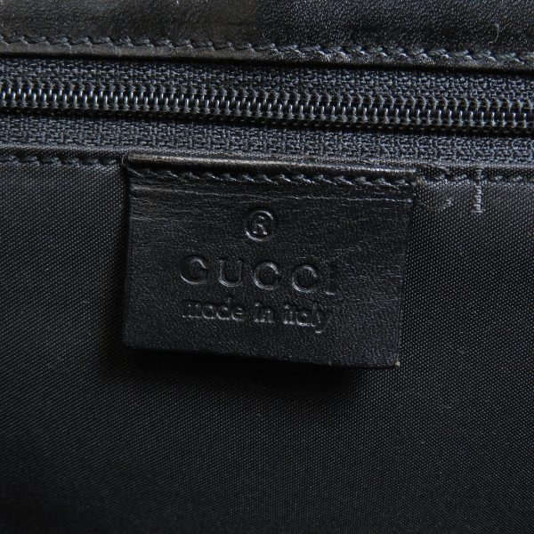 46107252 6 Gucci Jackie Bag GG Handbag Canvas Womens Black