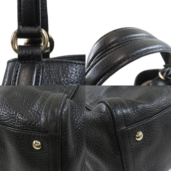 46114729 15 combine Gucci GG Tote Bag Calf Leather Black Handbag