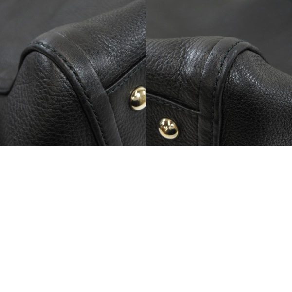 46114851 19 combine Gucci Soho Interlocking Tote Bag Calf Black