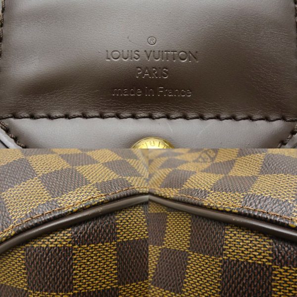 5 Louis Vuitton Damier Sistina MM Ebene Shoulder Bag Brown