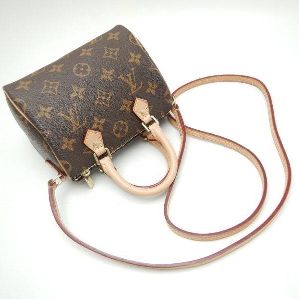 5 Louis Vuitton Monogram Nano Speedy Brown Mini Bag