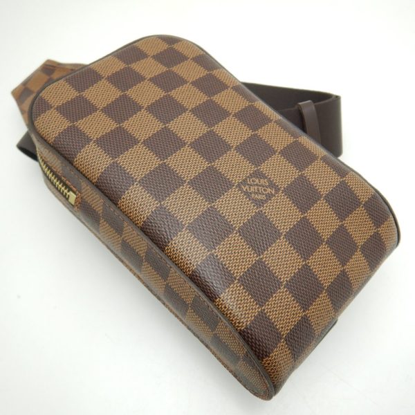 5 Louis Vuitton Damier Jeronimos Ebene Body Bag Brown