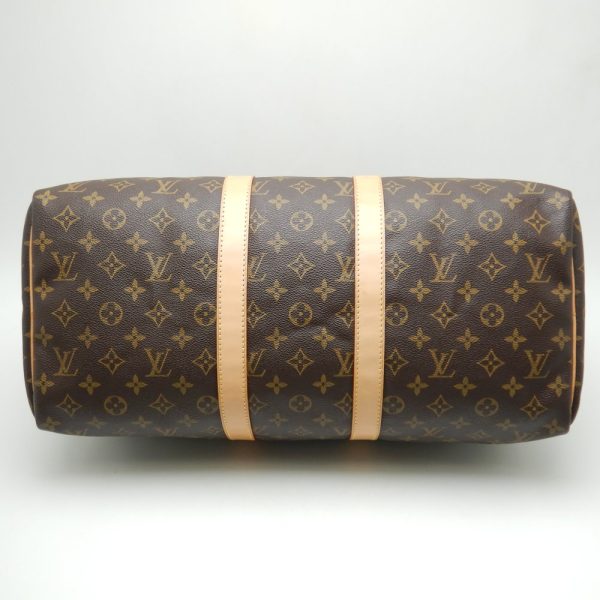 5 Louis Vuitton Monogram Keepall 45 Brown Boston Bag