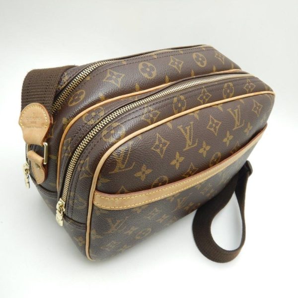 5 Louis Vuitton Monogram Reporter PM Brown Shoulder Bag