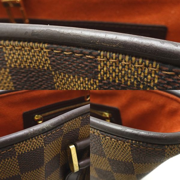 5 Louis Vuitton Damier Manosque PM Ebene Tote Bag Brown