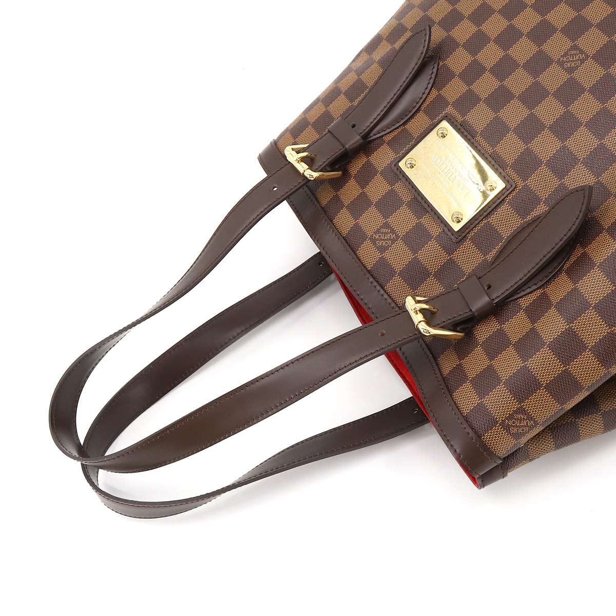 Louis Vuitton Damier Hampstead MM Tote Bag Ebene Brown - Image 5