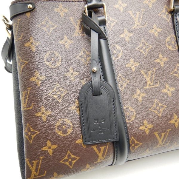 5 Louis Vuitton Monogram Soufflot MM Noir 2WAY Bag