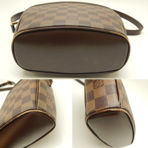 5 Louis Vuitton Damier Ipanema PM Ebene Shoulder Bag Brown