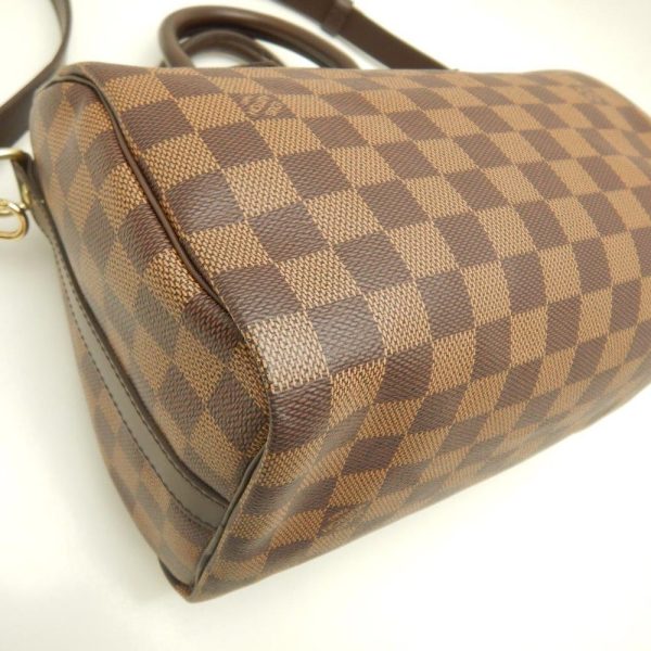 5 Louis Vuitton Damier Speedy Bandouliere 25 Ebene 2WAY Bag Brown