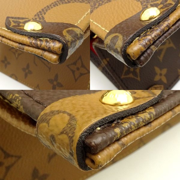 5 Louis Vuitton Monogram Giant Reverse On The Go MM Brown