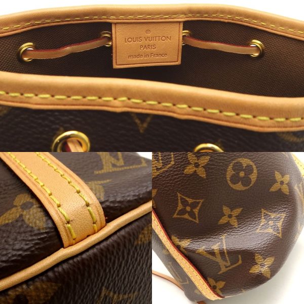 5 Louis Vuitton Monogram Nano Noe Shoulder Bag Brown