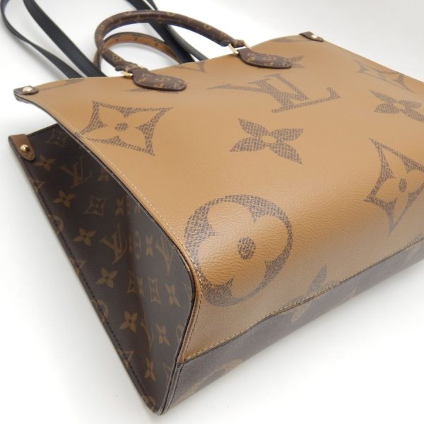 5 Louis Vuitton On The Go MM Tote Bag Monogram Brown