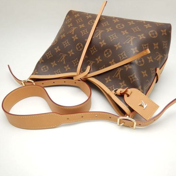 5 Louis Vuitton Monogram Carryall NM PM Shoulder Bag Brown