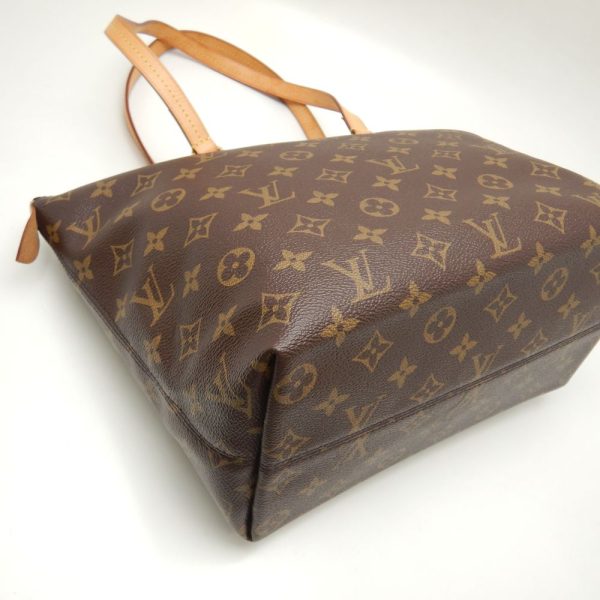 5 Louis Vuitton Monogram Shoulder Bag Tote Brown