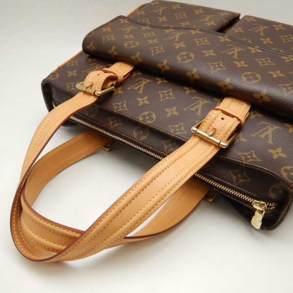 5 Louis Vuitton Monogram Multiple Cite Tote Bag Brown