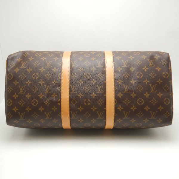 5 Louis Vuitton Monogram Keepall 50 Boston Bag Brown