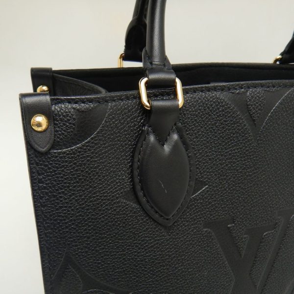 5 Louis Vuitton On The Go PM Tote Bag Monogram Emplant Noir