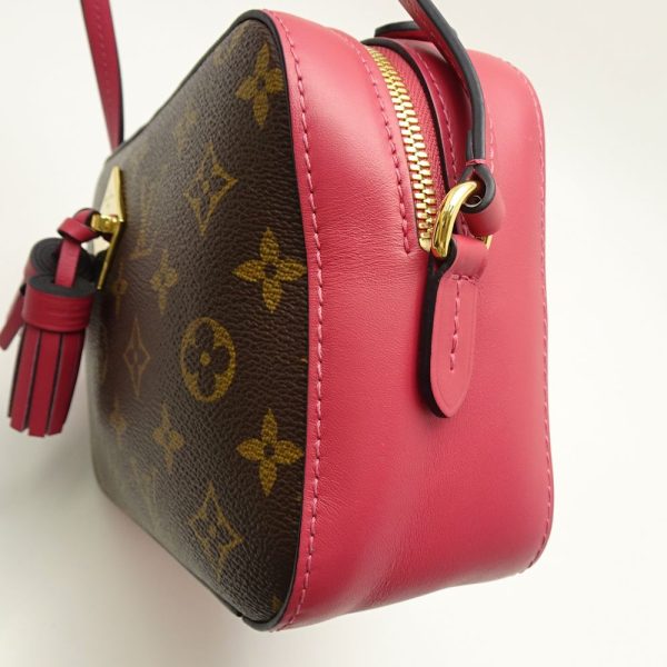 5 Louis Vuitton Monogram Santonge Freesia Diagonal Shoulder Bag